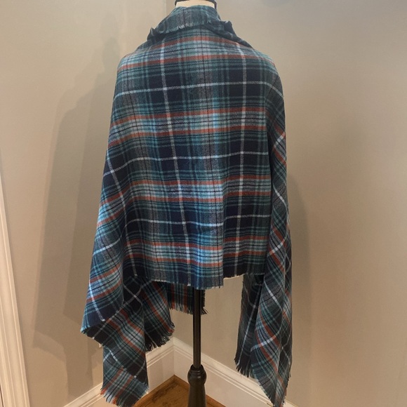 Unisex flannel long scarf collegiate gorpcore LL Bean granola cozy vintage plaid - Picture 6 of 8